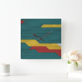 サイバーウォール正方形壁掛け時計 スクエア壁時計 (ホーム)