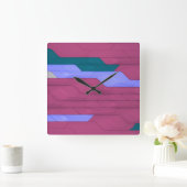 サイバーウォール正方形壁掛け時計 スクエア壁時計 (ホーム)