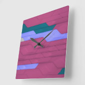 サイバーウォール正方形壁掛け時計 スクエア壁時計 (傾斜)