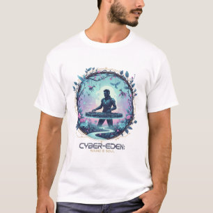 サイバーエデンDJ Tシャツ - デジタルパラダイスビーツ