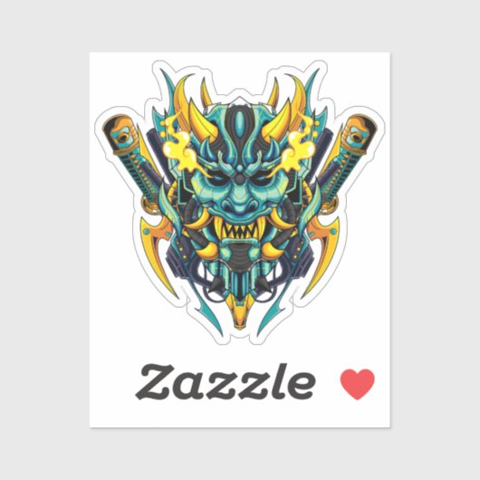 サイバーオニマスク シール (シート)