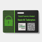 サイバーカンファレンス＆情報セキュリティビジネス - Lock & Code バッジ (表面)