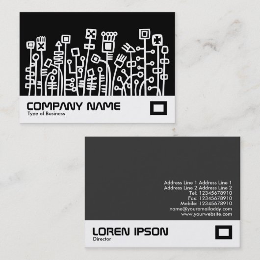 サイバーガーデン01 名刺 (正面/裏面)