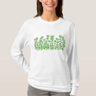 サイバーガーデン – アボカドグリーン Tシャツ
