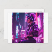 サイバーガール ポストカード (正面/裏面)