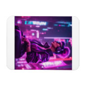 サイバーガール マグネット (横)