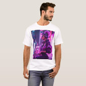 サイバーガール Tシャツ (正面フル)