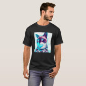 サイバーキャット Tシャツ (正面フル)