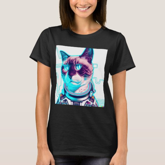 サイバーキャット Tシャツ (正面)