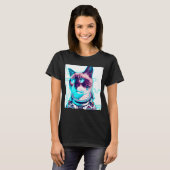 サイバーキャット Tシャツ (正面フル)
