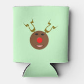 サイバークリスマスツノ付きクーラーボトル 缶クーラー (正面)