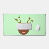 サイバークリスマストインデナー デスクマット (キーボード&マウス)