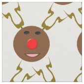 サイバークリスマストナカイ工芸品 ファブリック (クローズアップ)