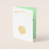 サイバークリスマストナカイ箔カード 箔カード (正面)