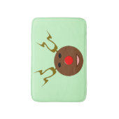 サイバークリスマストナカイ風呂マット バスマット (正面縦)