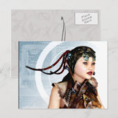 サイバーグランジ3Dアートポストカード ポストカード (正面/裏面)