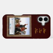 サイバーサーモンおもしろいパーソナライズされた iPhoneケース (裏面横)