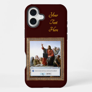 サイバーサーモンおもしろいパーソナライズされた iPhone 16 PLUSケース