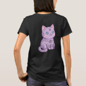 サイバーシジリズム 猫 Tシャツ (裏面)