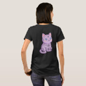 サイバーシジリズム 猫 Tシャツ (裏面フル)