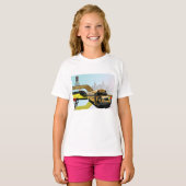 サイバーシティスクールバス Tシャツ (正面フル)