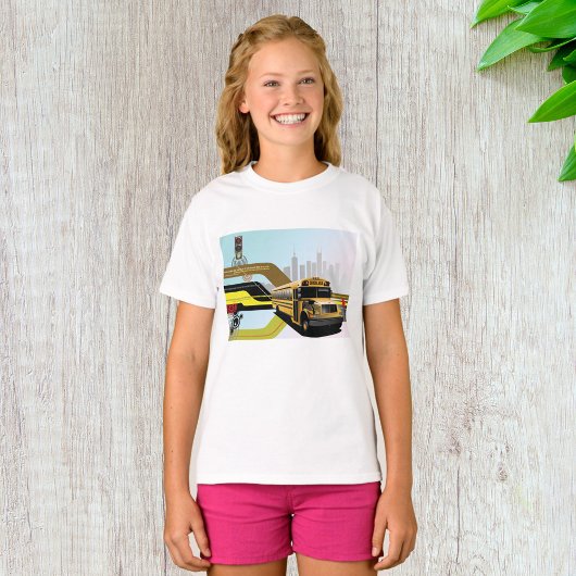 サイバーシティスクールバス Tシャツ