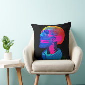 サイバースカル – 未来解剖学アート クッション (椅子)