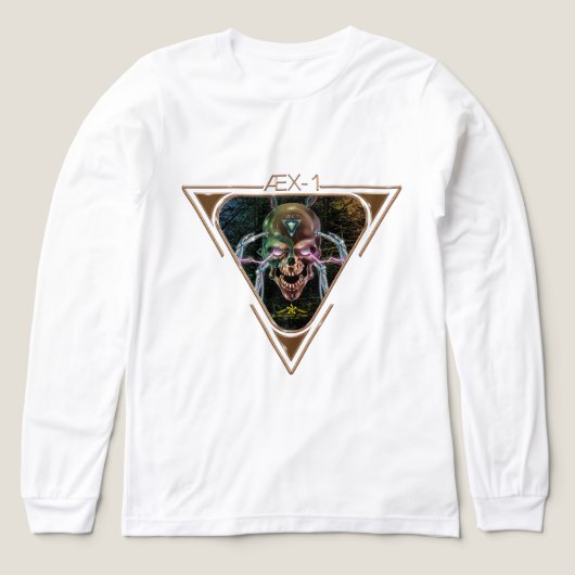 サイバースカル ÆX-1 トライブレンドTシャツ (デザイン正面)