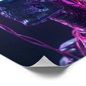 サイバースカルVR - フューチャリスティックなゲーミングポスター ポスター (角)