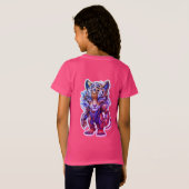 サイバーストライプ機能 Tシャツ (裏面フル)