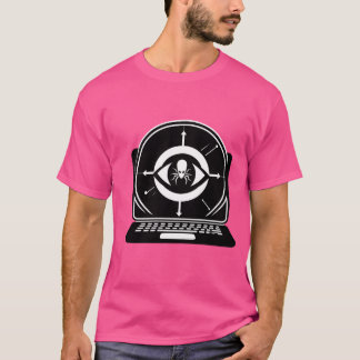 サイバースパイのビジョンモダン：テクノロジー・アート Tシャツ
