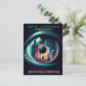 サイバースペースからの'MetaRunners'エスケープ:ポストカード ポストカード (スタンド正面)