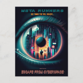 サイバースペースからの'MetaRunners'エスケープ：ポストカード ポストカード