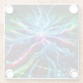 サイバースペースの深いルーツ ガラスコースター (裏面)