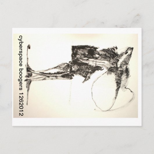 サイバースペースのboogers 1262012 ポストカード (正面)