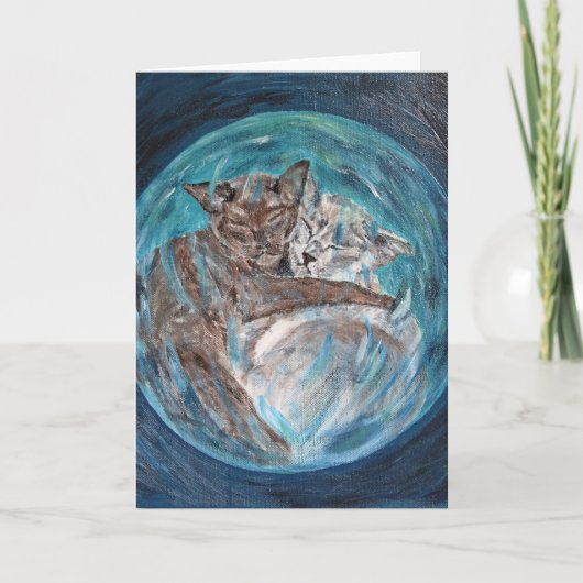 サイバースペースのBubblecats カード (正面)