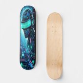 「サイバースペース征服者ハッカーの領域」 スケートボード (正面)