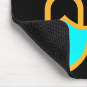 サイバーセキュリティおもしろいギフトコンピュータハッカーテック マウスパッド (コーナー)