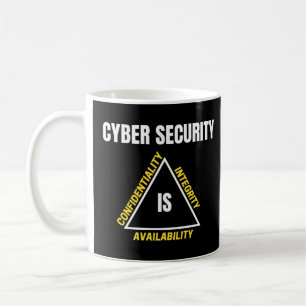 サイバーセキュリティとコンピュータサイエンス コーヒーマグカップ