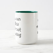 サイバーセキュリティのMagを更新していない ツートーンマグカップ (中央)