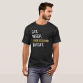 サイバーセキュリティアナリスト技術エンジニアのサイバーSE Tシャツ (正面フル)