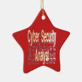 サイバーセキュリティアナリストExtraordinaire セラミックオーナメント (右)