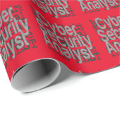 サイバーセキュリティアナリストExtraordinaire ラッピングペーパー (ロールコーナー)