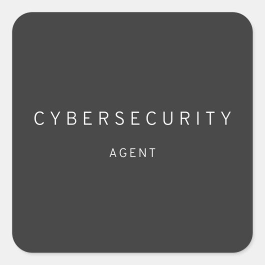 サイバーセキュリティエージェント スクエアシール (正面)