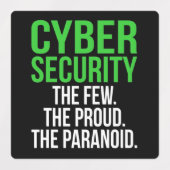 サイバーセキュリティコンピュータIT技術ソフトウェア ラベル (デザイン2)