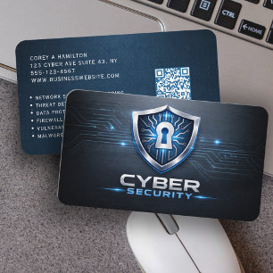 サイバーセキュリティサービス技術者QRコード 名刺