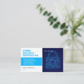 サイバーセキュリティサービス |セキュリティコンサルティング 名刺 (スタンド正面)