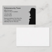 サイバーセキュリティシンプルサービスの名刺 予約カード (正面/裏面)