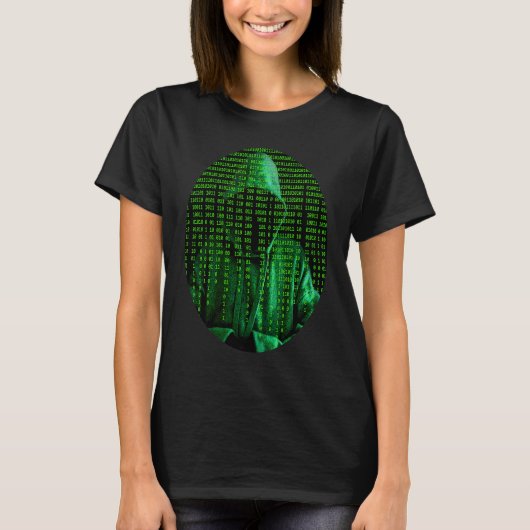 サイバーセキュリティハッカーITサイバーセキュリティエンジニア Tシャツ (正面)
