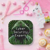 サイバーセキュリティビジネスの専門家 ペーパープレート (パーティー)
